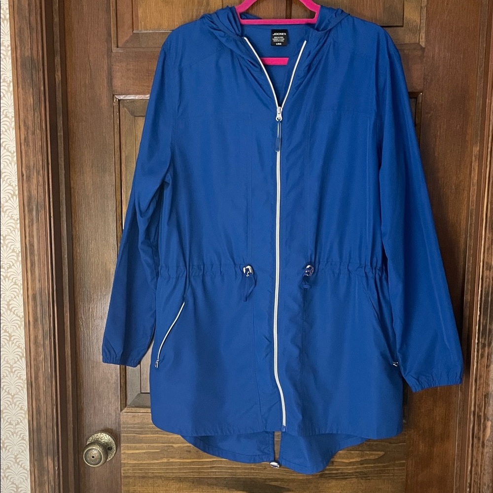 Jockey windbreaker, royal blue, size L, excellent condition